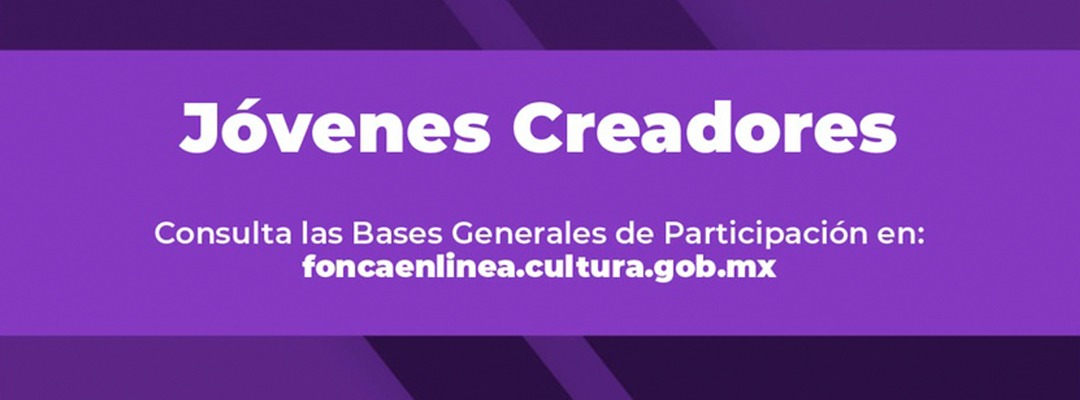 Este viernes se publicó la convocatoria de apoyo a Jóvenes Creadores. Foto tomada del Twitter @cultura_mx