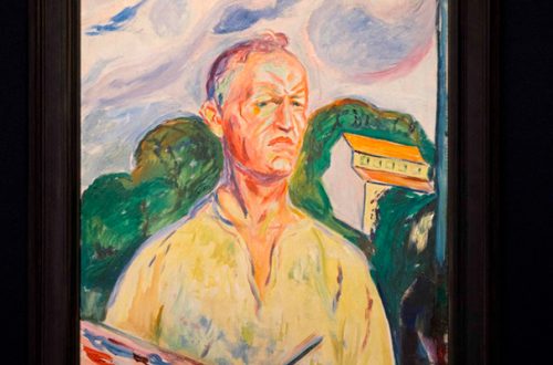 La pintura "Embrace on the Beach", de Edvard Munch, encabeza los lotes de la subasta ‘Modern Renaissance’, con un precio estimado de 12.5 a 16.6 millones de dólares. Es la primera venta importante de Sotheby’s del año; se realizará este jueves. Foto Afp