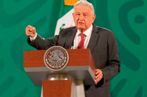 El presidente Andrés Manuel López Obrador en conferencia en Palacio Nacional. Foto: Cuartoscuro