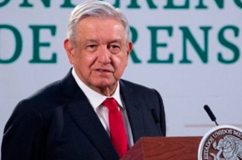 El presidente Andrés Manuel López Obrador durante su conferencia en Palacio Nacional. Foto: Cuartoscuro