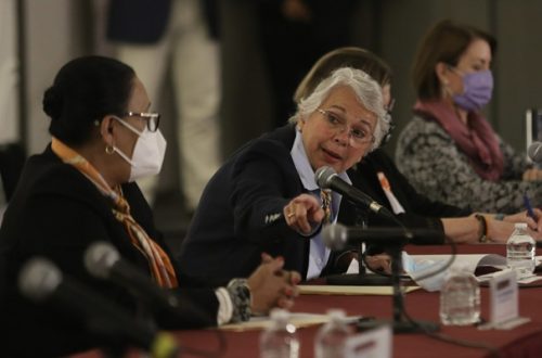 Olga Sánchez Cordero, titular de la Secretaría de Gobernación. Foto Yazmín Ortega Cortés / Archivo