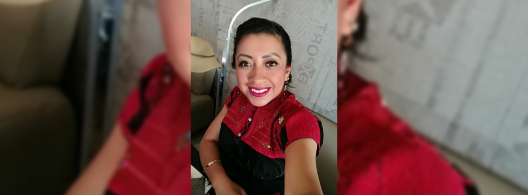 La indígena tzotzil, Patricia Díaz López, candidata del Partido del Trabajo (PT) a la alcaldía de Chamula. Foto La Jornada