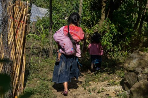 Indígenas desplazados en Chiapas. Foto Cuartoscuro/ archivo