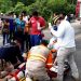 Los lesionados reportados como graves fueron trasladados en un helicóptero para su atención en Tuxtla Gutiérrez, informó la Secretaría de Protección Civil de Chiapas, el 11 de junio de 2021. Foto La Jornada