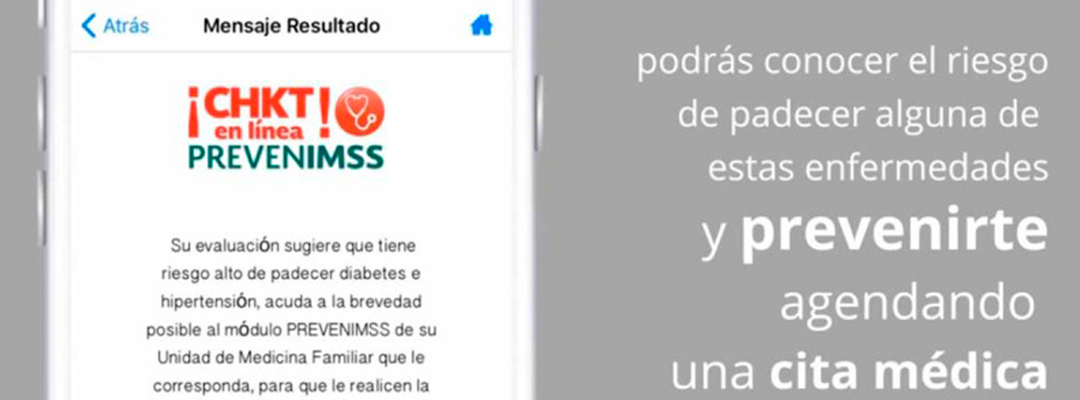 Llama El Imss Revisar Su Salud A Trav S De Chkt En L Nea