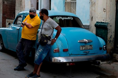 Una calle en la zona céntrica de La Habana, el 13 de julio de 2021. Foto Ap