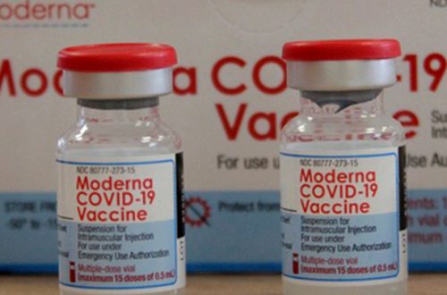 Dosis de la vacuna contra Covid-19 desarrollada por Moderna. Foto Ap