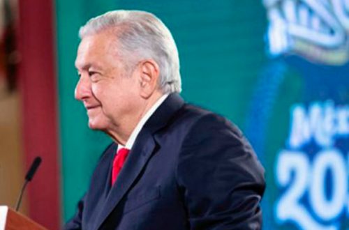 El presidente Andrés Manuel López Obrador durante su conferencia en Palacio Nacional. Foto: Presidencia