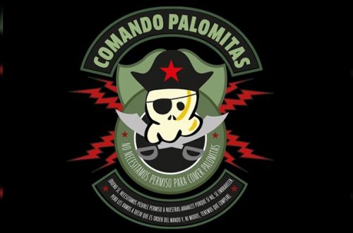 Logotipo del "Comando Palomitas". Foto tomada del página web enlacezapatista.ezln.org.mx