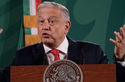 El presidente Andrés Manuel López Obrador, en la conferencia matutina del 11 de octubre de 2021. Foto Pablo Ramos
