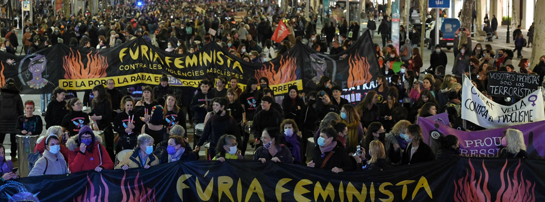 En distintas ciudades del mundo se realizaron marchas en el marco del Día Internacional de la Eliminación de la Violencia de Género. Afp Foto
