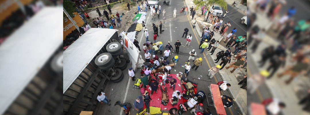 En el accidente ocurrido el 9 de diciembre pasado perdieron la vida 56 personas y más de un centenar resultaron heridas. Foto Víctor Camacho