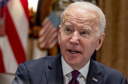 El presidente estadunidense, Joe Biden, aseguró que cualquier ingreso de tropas rusas en territorio ucranio sería considerado una "invasión", el 20 de enero de 2022. Foto Ap