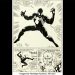 La página de tres viñetas de Mike Zeck presenta la primera aparición del traje de simbionte negro Spidey que luego conduciría a la creación del "supervillano" Venom. Foto Ap