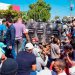 Migrantes haitianos y africanos protestaron en Tapachula, donde exigieron transitar por territorio mexicano sin tener una audiencia de por medio. Foto: Cuartoscuro