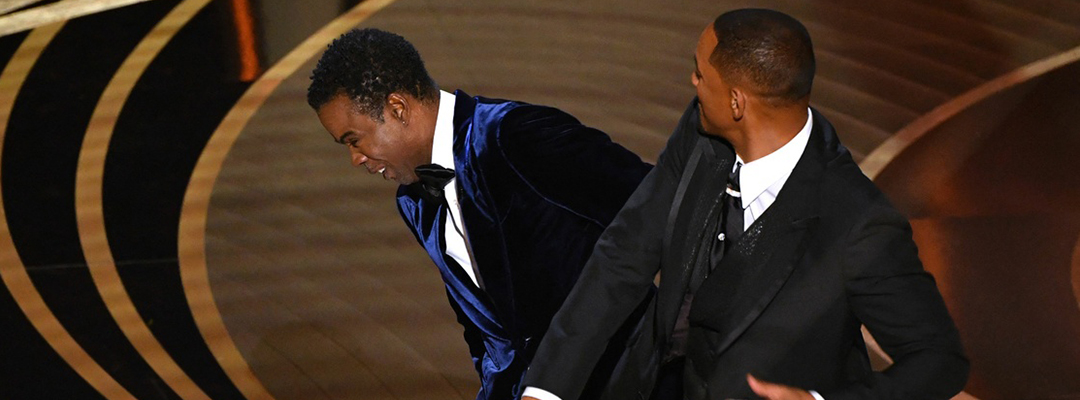 La Academia condenó la bofetada de Will Smith a Chris Rock anoche, en la ceremonia de los Oscar. Foto Afp
