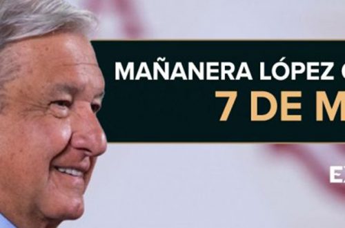 El presidente López Obrador durante una de sus conferencias matutinas. (Especial)