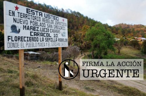 El Centro de Derechos Humanos Fray Bartolomé de Las Casas afirmó que “continúan las acciones de violencia en contra de la comunidad zapatista de Nuevo San Gregorio”. Foto tomada de Twitter @CdhFrayba