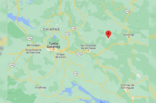 Un enfrentamiento por disputas agrarias en el municipio de Cancuc, en los Altos de Chiapas, dejó dos indígenas tseltales heridos y tres detenidos, informó la Fiscalía General del Estado. Foto tomada de Google Maps