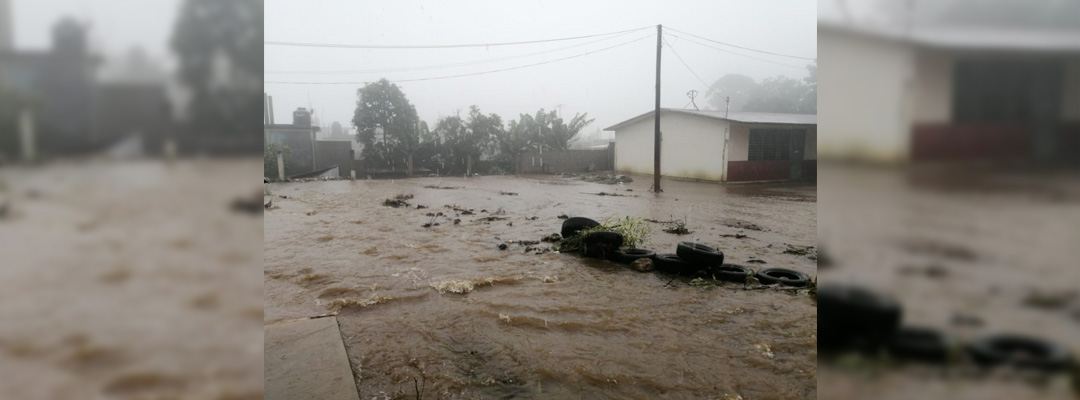 Daños por lluvias en Rayón, Chiapas, en octubre de 2020. Foto Twitter @pcivilchiapas