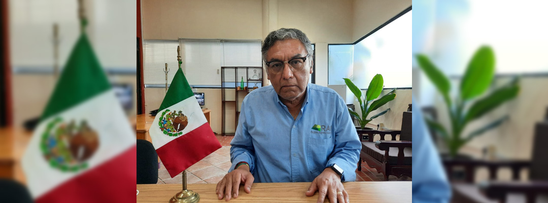 Encargado de despacho de la delegación del RAN en Chiapas. Mauro Ovalle Santiago.