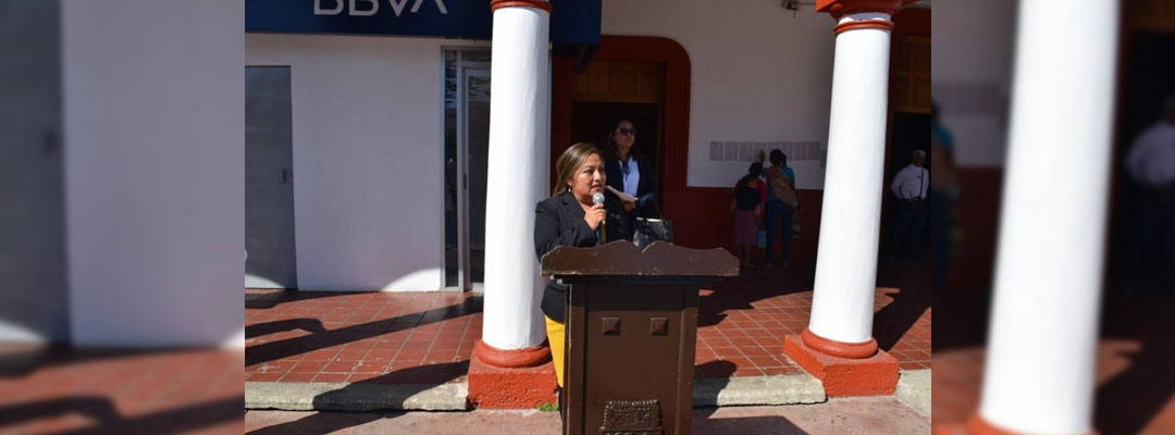 Josefa María Sánchez Pérez, la alcaldesa de Teopisca, Chiapas. Foto tomada de facebook.com/AyuntamientoTeopisca / Archivo
