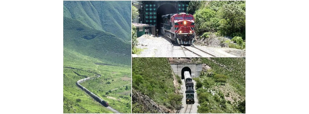 Distrito de Acultzingo, trazo establecido en 1985 para mejorar la ruta Original del Ferrocarril Mexicano. Foto tomada de https://www.facebook.com/kajunamx / Archivo