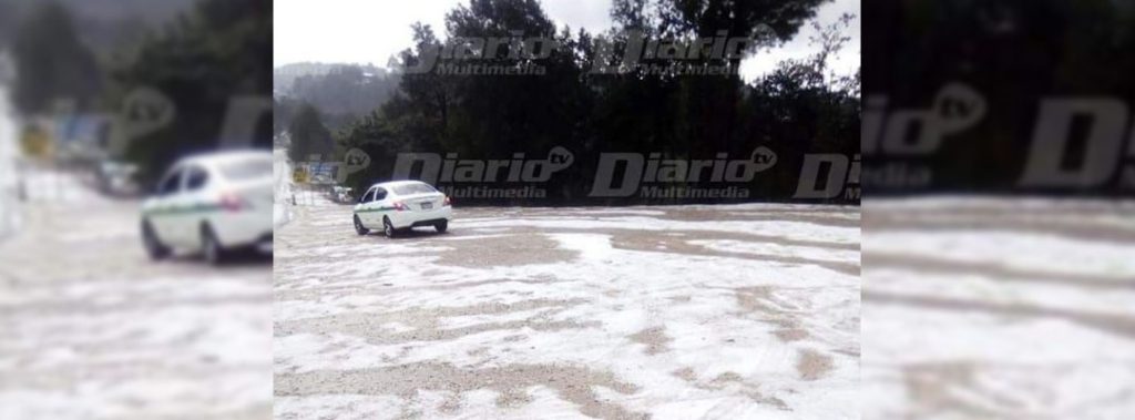 Deja afectaciones fuerte granizada en San Cristóbal