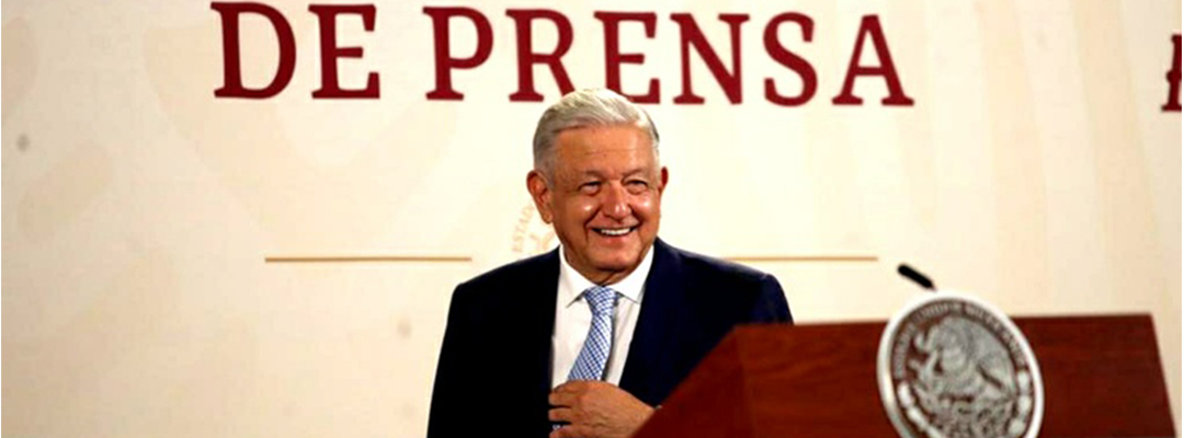 El presidente de México, Andrés Manuel López Obrador, durante su conferencia presidencial matutina en Palacio Nacional, en la Ciudad de México, el 7 de junio de 2023. Foto Yazmín Ortega Cortés