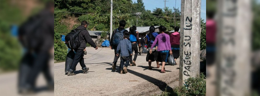 Pie de Foto.- Más de 10 mil personas de la región frontera de Chiapas han sido víctimas de desplazamiento forzado. Foto CDH Fray Bartolomé de Las Casas / Archivo