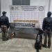 Pie de Foto.- Los detenidos, el narcótico, la bodega y los vehículos fueron puestos a disposición del Ministerio Público Federal. Foto: FGR-Chiapas