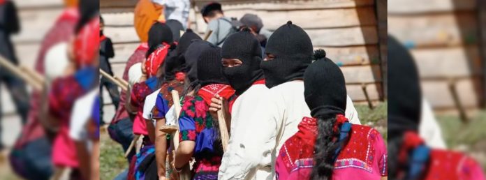 Pie de Foto.- El EZLN valora suspender el encuentro de rebeldías y resistencia ante el clima de inseguridad que enfrentan los caracoles zapatistas. Foto Víctor Camacho/Archivo