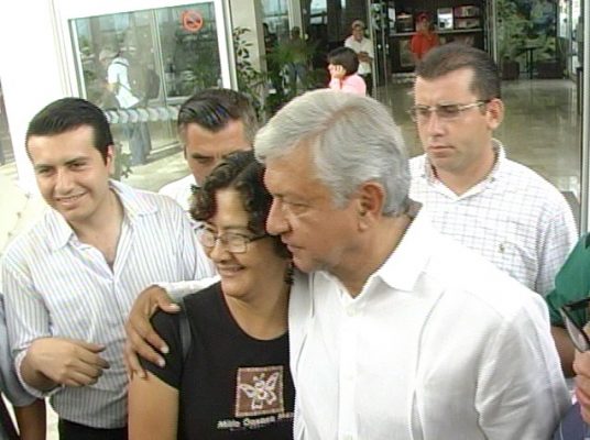 Visita de Andrés Manuel López Obrador a Tuxtla Gutiérrez en 2015. Foto:/Candelaria Rodríguez Sosa.