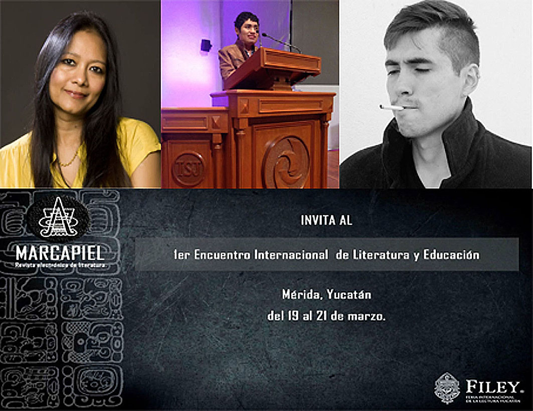 FILEY, Mérida, Yucatán, Vinita Agrawal, Alejandro Rejón, Alejandro Massa Varela, Encuentro Internacional de Literatura y Educación.