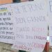 Alumnas de la Preparatoria 2 de Tuxtla Gutiérrez, Chiapas, colocaron un "tendedero del acoso", en el cual denunciaron a maestros por comportamiento lascivo hacia ellas, a pesar de ser amenazadas y de tomar represalias contra las estudiantes, en la mañana del viernes 13 de marzo de 2020. Foto Víctor Camacho