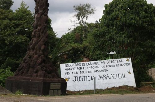 La organización Las Abejas de Acteal pide investigar a los involucrados en el ‘Plan de Campaña Chiapas 94’. Foto tomada del Twitter de las @AbejasDeActeal