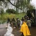 Elementos del Ejército apoyan en zonas afectadas por las lluvias en Tabasco. Foto Cuartoscuro