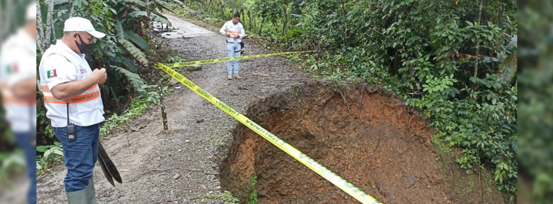 Protección Civil en Chiapas informó que al menos 934 personas resultaron afectadas por el paso del frente frío número 28. Foto tomada del Twitter de @pcivilchiapas
