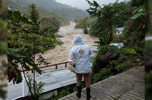 Más de mil personas de 12 municipios de Chiapas fueron afectadas por las lluvias en la entidad, causadas por el frente frio 42. Foto ‘La Jornada’ / Archivo