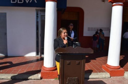 Josefa María Sánchez Pérez, la alcaldesa de Teopisca, Chiapas. Foto tomada de facebook.com/AyuntamientoTeopisca / Archivo