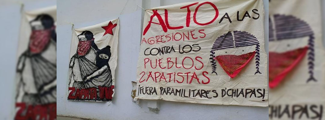Pie de Foto.- La Red de Resistencia y Rebeldía Ajmaq acusó a la organización Orcao de disfrazarse de "gobierno indígena" para difamar y calumniar al EZLN. Foto tomada de Twitter @rrr_ajmaq