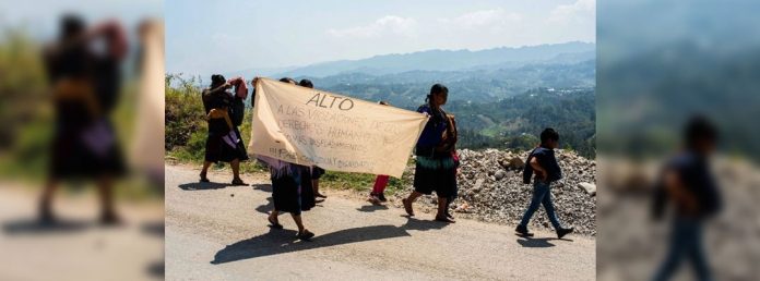 Pie de Foto.- Cientos de familias han sido desplazadas de sus territorios a casa causa de las amenazas del crimen organizado en Chiapas. Foto Cuartoscuro/Archivo