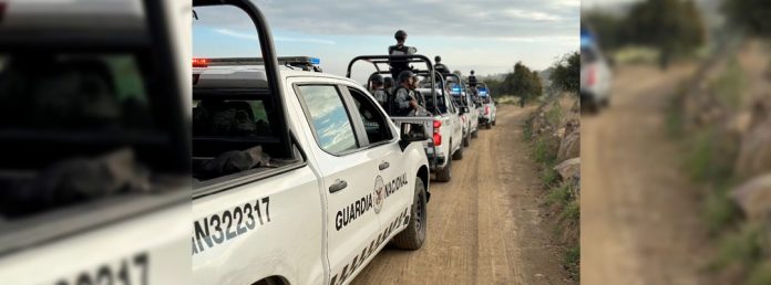 Pie de Foto.- Operativo de la Guardia Nacional. Foto GN_Mexico