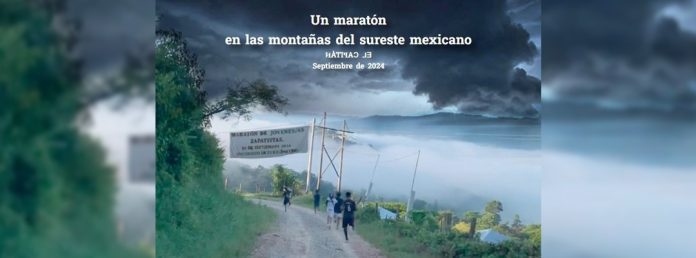 Pie de Foto.- Imagen publicitaria del maratón zapatista