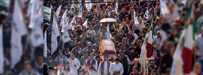 Pie de Foto.- La diócesis agregó “aun sabiendo que peligraba su vida, nuestro hermano Marcelo vivió una profunda fe en Dios y un gran amor a los pueblos que le hizo llegar hasta las últimas consecuencias sellando con su sangre, su compromiso hasta dar la vida”. Foto Ap