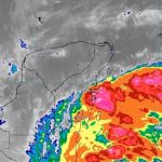 Pie de Foto.- Debido a su amplia circulación, se prevén lluvias intensas en Quintana Roo; muy fuertes en Campeche, y fuertes en Chiapas, Tabasco y Yucatán. Foto @conagua_clima