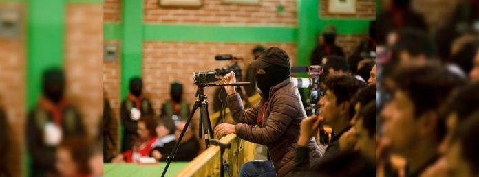 Pie de Foto.- Los encuentros se desarrollan en el centro cultural comunitario Cideci en la ciudad de San Cristóbal de las Casas a través de cuatro mesas de discusión. Foto Cuartoscuro