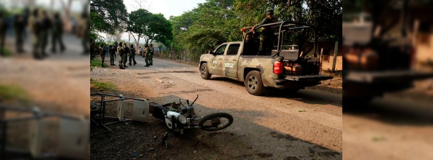 Pie de Foto/Elementos del Ejército Mexicano en Frontera Comalapa, Chiapas. Foto Cuartoscuro / Archivo