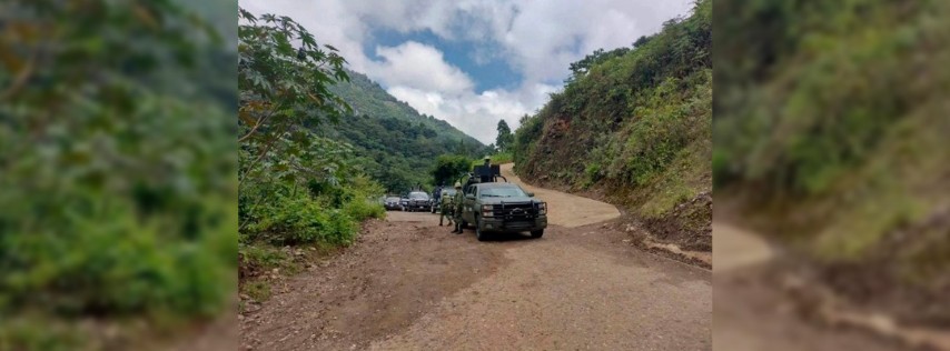Pie de Foto.- Militares fueron emboscados en Maravilla Tenejapa, Chiapas al parecer mientras buscaban el rastro del alcalde y su secretario, reportados como desaparecidos. Foto Cuartoscuro / Archivo