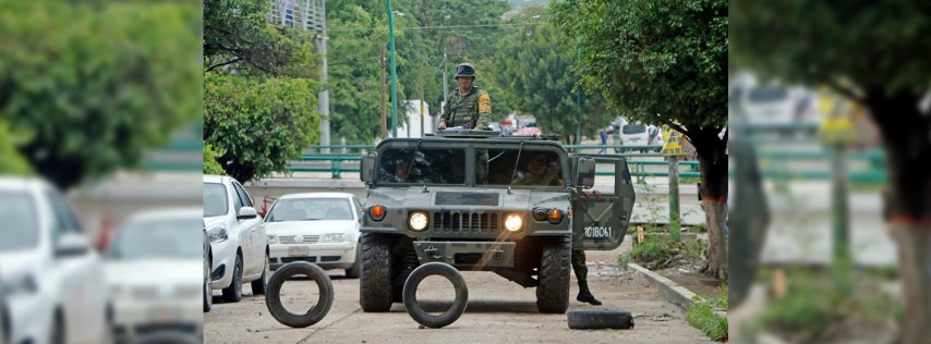 Pie de Foto.- Elementos del Ejército mexicano en Chiapas. Foto tomada Cuartoscuro / Archivo